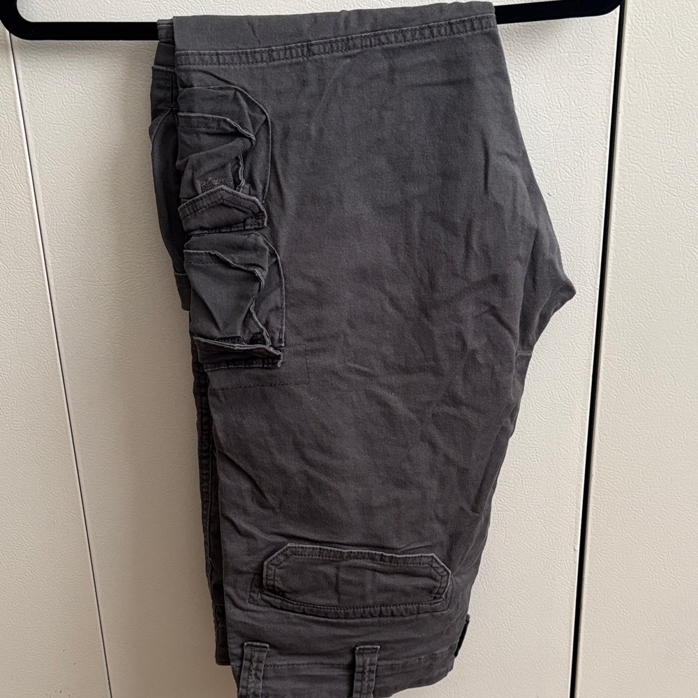 Wrangler Men's Cargo Pants - Dark Gray